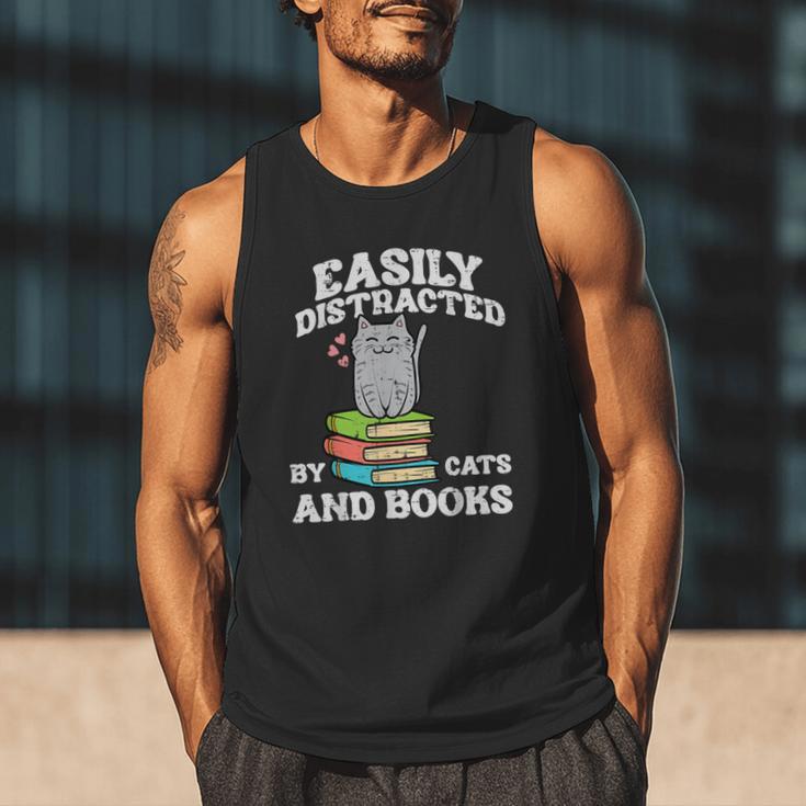 Cats And Books Read Reading Librarian Book Across America Men Tank Top Cats And Books Read Reading Librarian Book Across America Men Tank Top