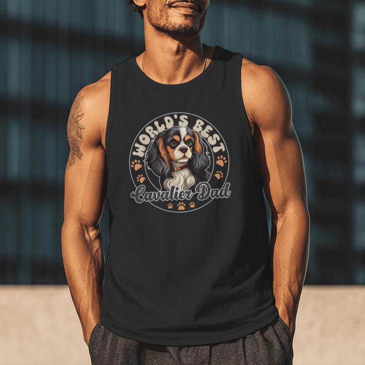 Cavalier King Charles Spaniel Dog World's Best Cavalier Dad Men Tank Top