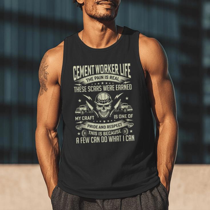 Cement Worker Life Concrete Finisher Dad Father Men Tank Top Cement Worker Life Concrete Finisher Dad Father Men Tank Top
