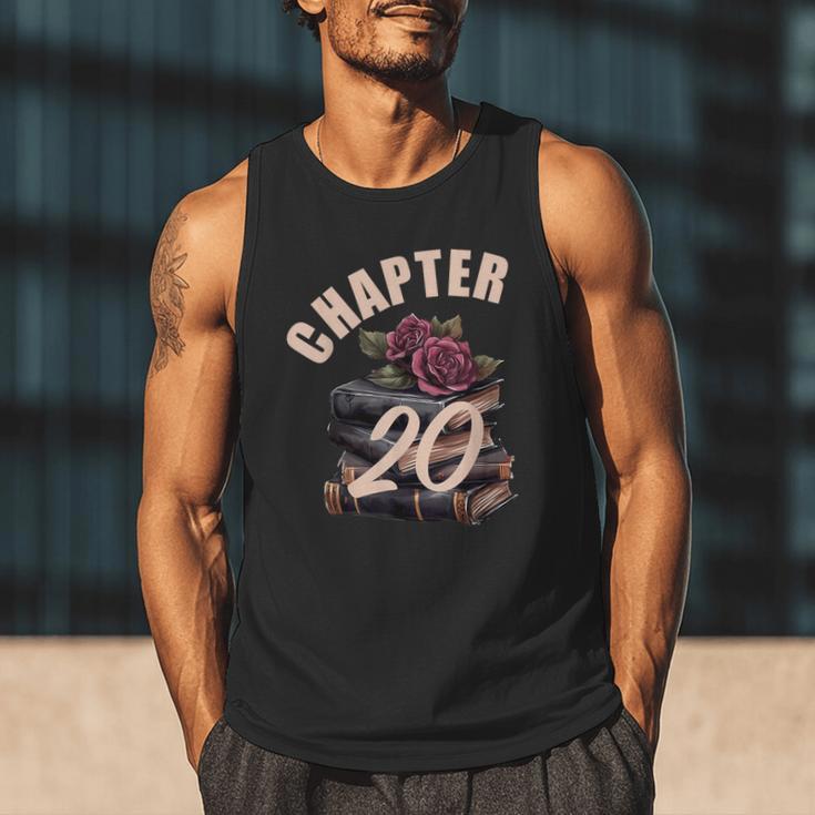 Chapter 20 20th Birthday Women Book Lovers Its My Birthday Men Tank Top