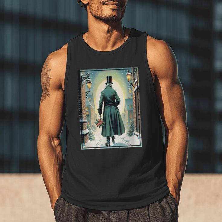 Charles Dickens Christmas Classic Book Ebeneezer Scrooge -Adults Kids Small Short Sleeve T-Shirt Men Tank Top