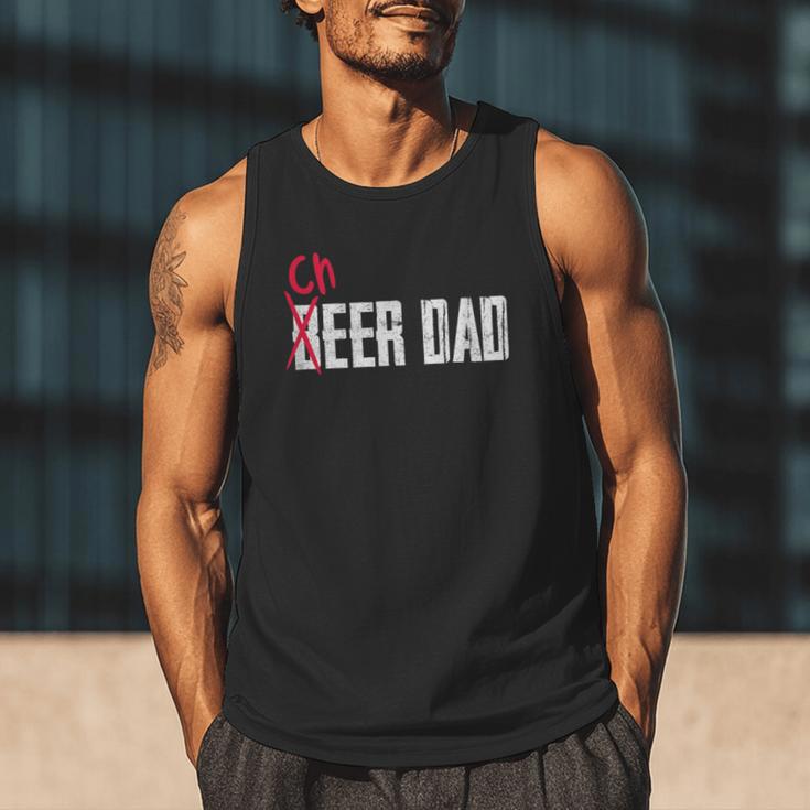 Cheer Dad Beer Dad Cheerleading Father Father's Day Men Tank Top