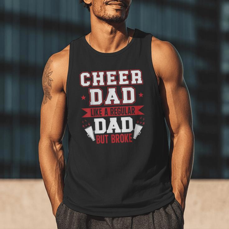 Cheer Dad Like A Regular Dad But Broke Cheerleader Dad Men Tank Top
