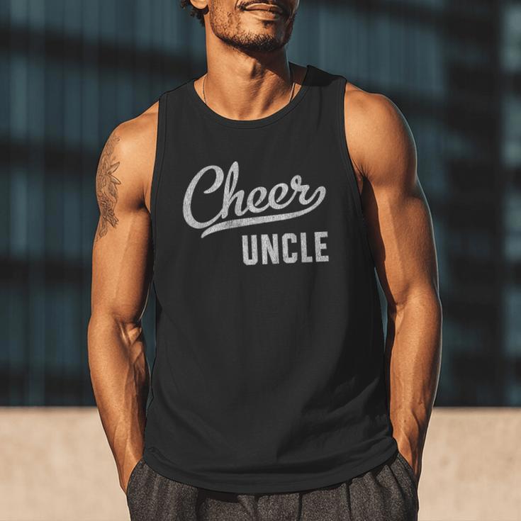 Cheer Dad Shirts Cheer Uncle Proud Cheerleading Uncle Men Tank Top