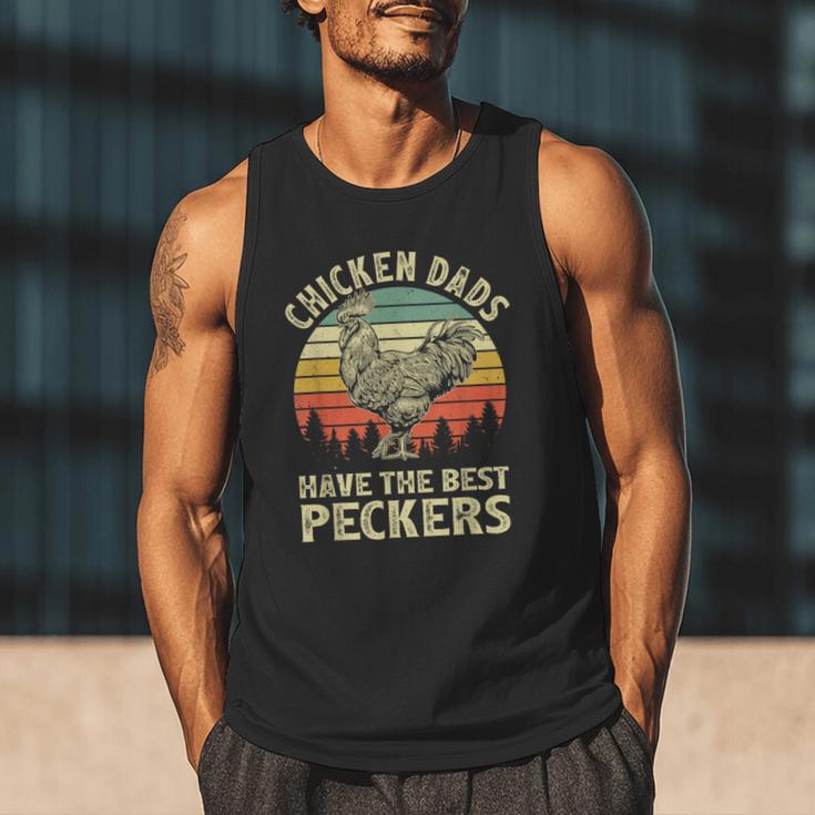 Chicken Dads Have The Best Peckers Vintage Apparel Men Tank Top