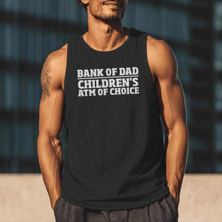 Children ATM Machine Dad Credit Card Bank Of Dad Men Tank Top Children ATM Machine Dad Credit Card Bank Of Dad Men Tank Top