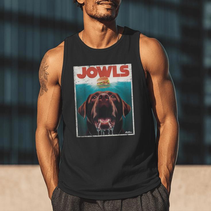 Chocolate Lab Jowls Labrador Retriever Dog Mom Dad Men Tank Top Chocolate Lab Jowls Labrador Retriever Dog Mom Dad Men Tank Top