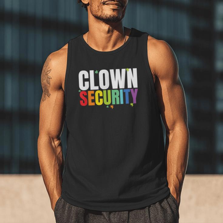 Clown Security Halloween Dad Mom Costume Men Tank Top