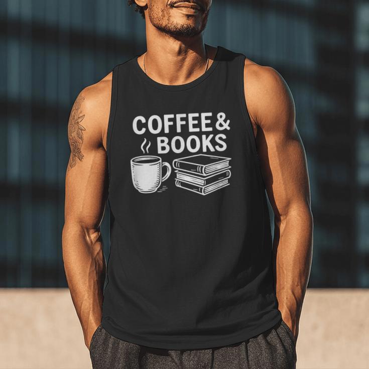 Coffee & Books Men Tank Top