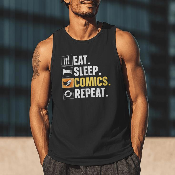 Comic Book Comic Stuff & Accessories -Adult Small Modern Letter Print Crew Collar Short Sleeve T-Shirt Men Tank Top
