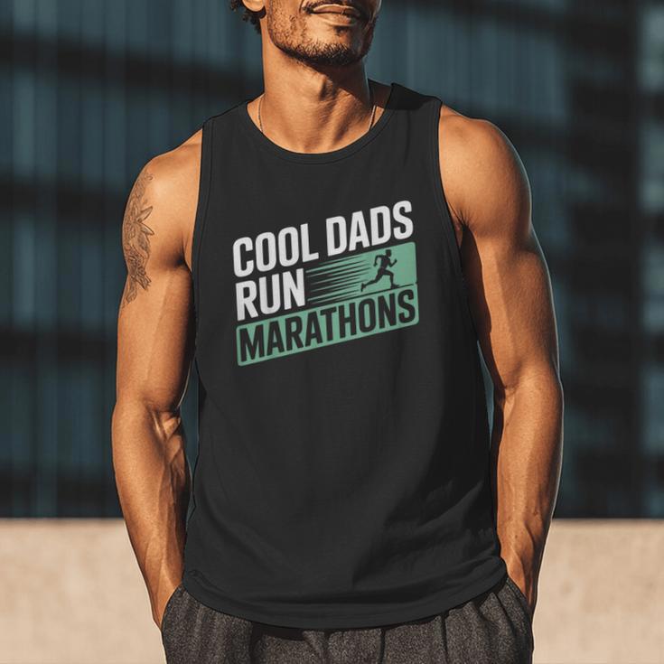 Cool Dads Run Marathons Marathon Running Runner Men Tank Top