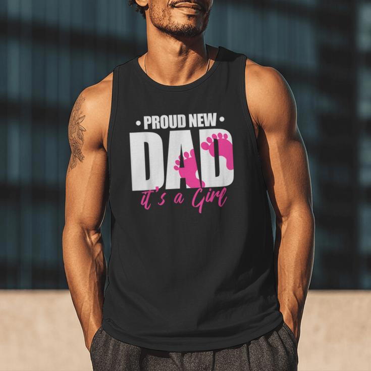Cool Parent Apparel Proud New Dad It's A Girl Classic Fit Short Sleeve Crew Neck T-Shirt Small Men Tank Top