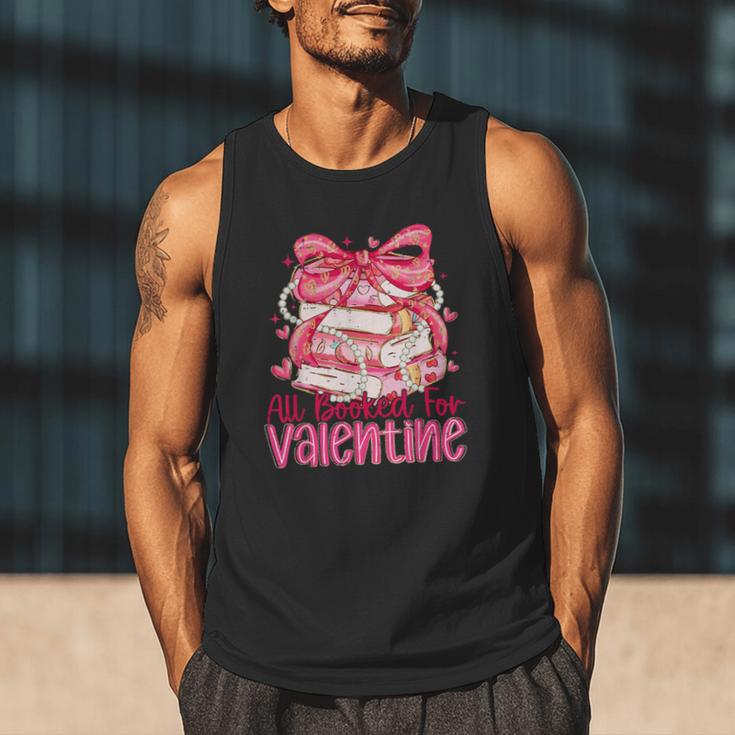 Coquette Bow All Booked For Valentine Book Lover Bookish Men Tank Top Coquette Bow All Booked For Valentine Book Lover Bookish Men Tank Top
