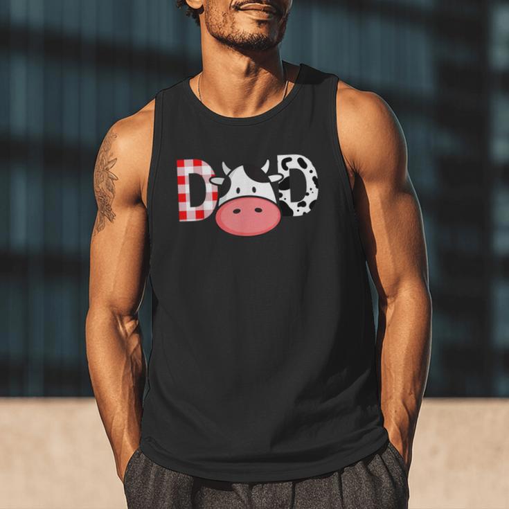 Cow Mom Or Dad Birthday Farm Birthday Party Men Tank Top