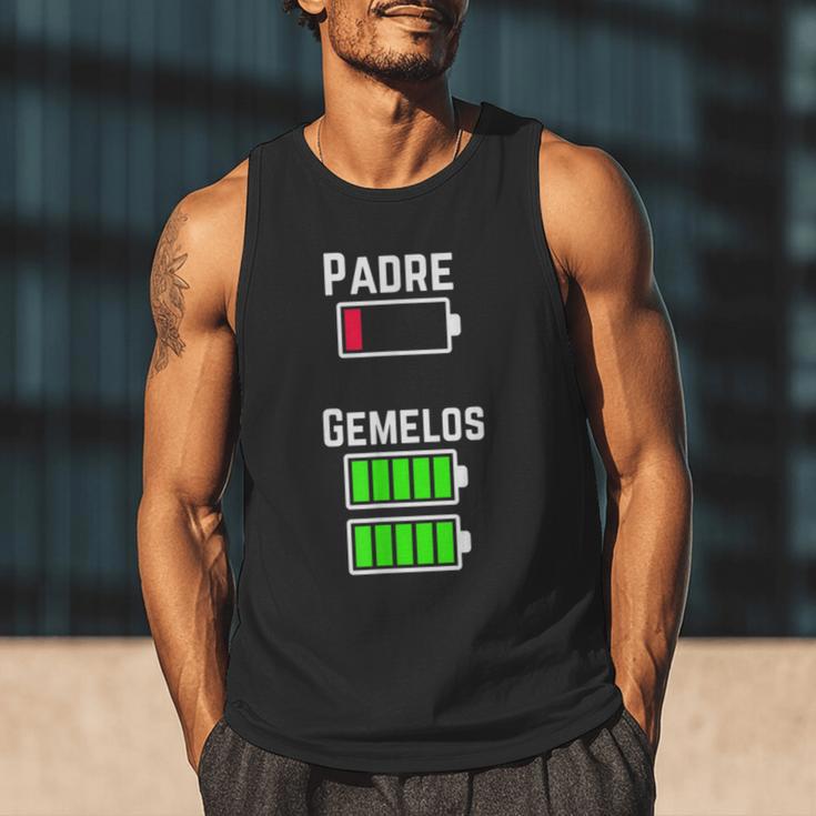 Cufflinks Battery Filled Tired Dad Low Battery Charge Men Tank Top
