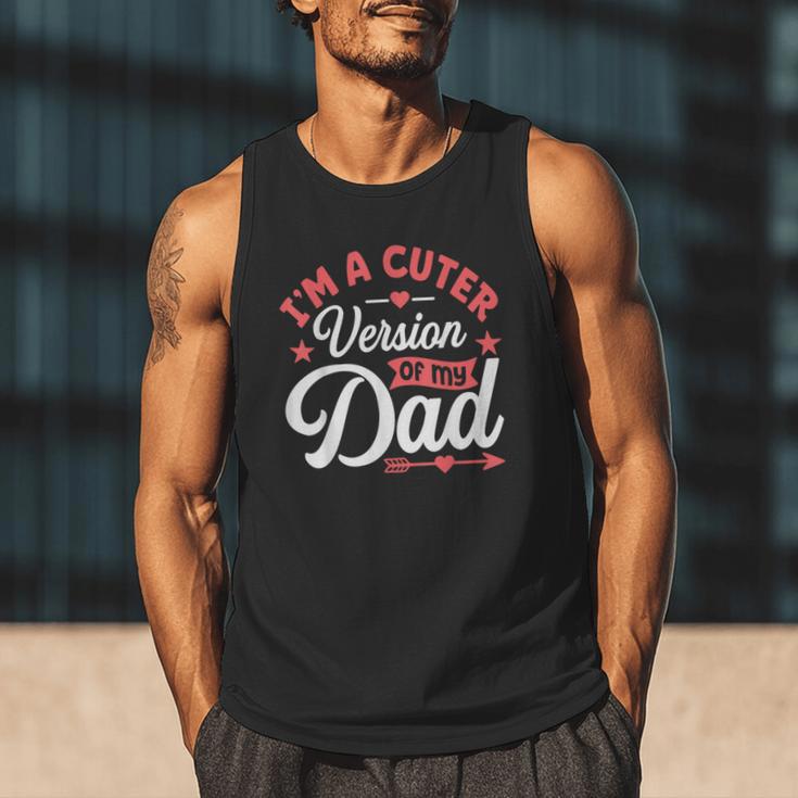 Cuter Version Of Dad Cute Kid Boy Girl Proud New Dad Men Tank Top