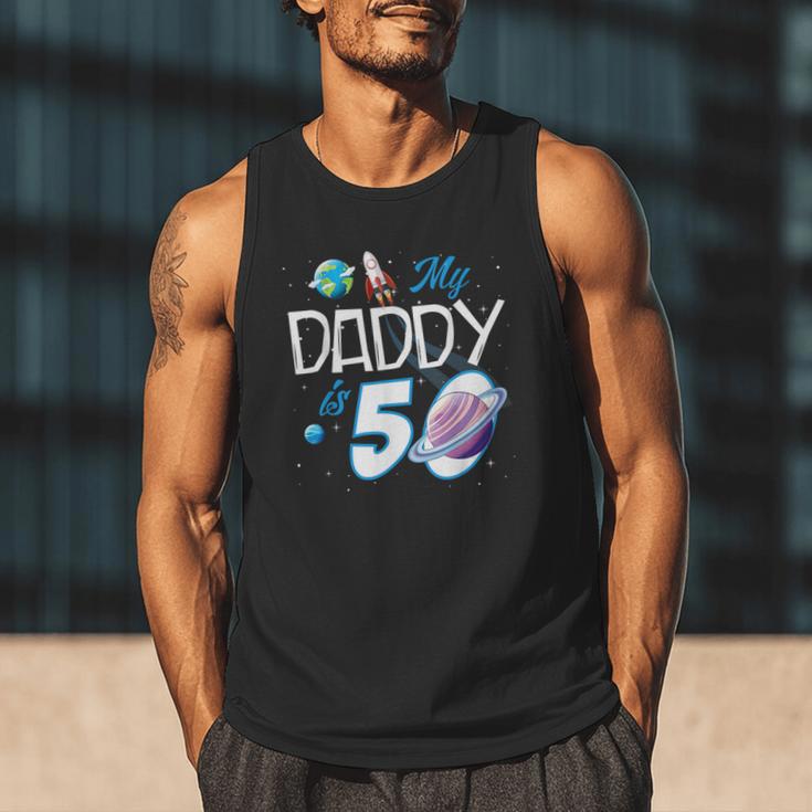 My Dad Is 50 Years Daddy Father 50th Years Birthday Men Tank Top