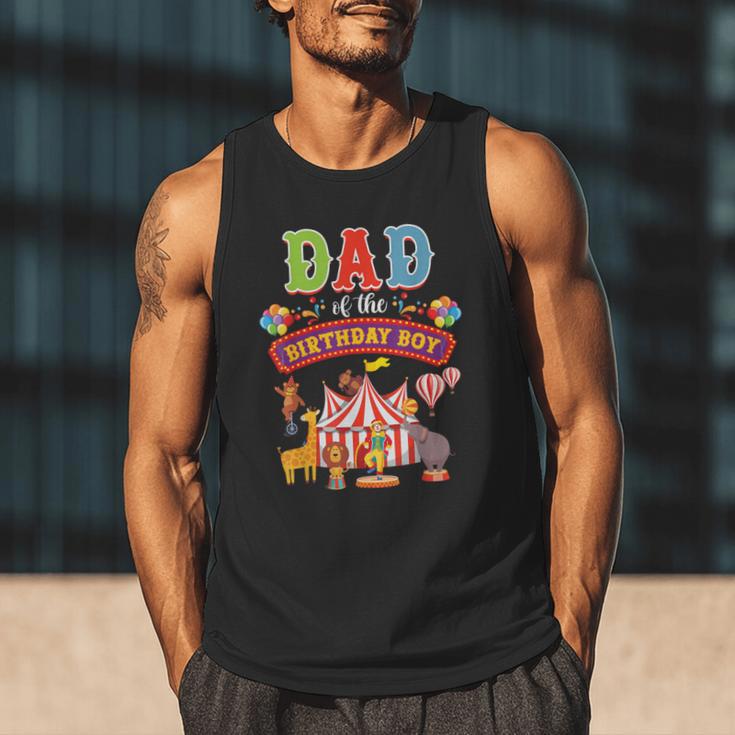 Dad Of The Birthday Boy Carnival Circus 1st Birthday Party Men Tank Top Dad Of The Birthday Boy Carnival Circus 1st Birthday Party Men Tank Top