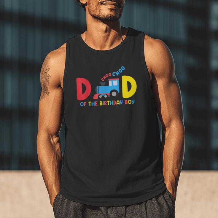 Dad Of The Birthday Boy Choo Choo Train Family Matching Men Tank Top Dad Of The Birthday Boy Choo Choo Train Family Matching Men Tank Top
