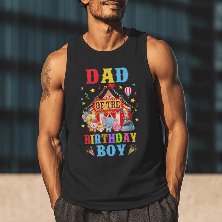 Dad Of The Birthday For Boy Circus Carnival Theme Party Men Tank Top