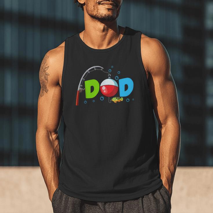 Dad Of The Birthday Boy Birthday Fishing Family Men Tank Top