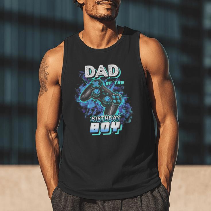 Dad Of The Birthday Boy Matching Video Game Birthday Party Men Tank Top