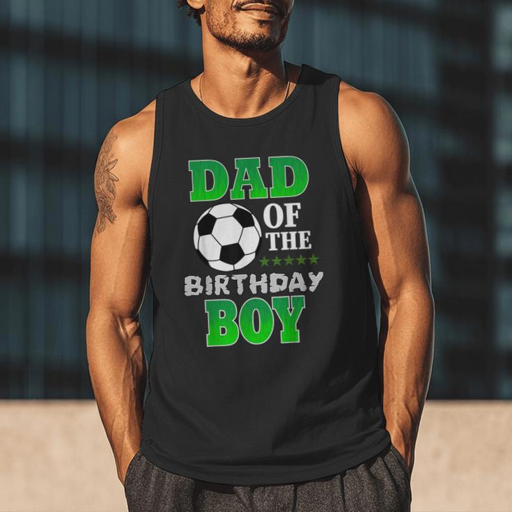 Dad Of The Birthday Boy Soccer Stars Outfit Men Tank Top