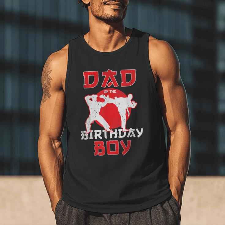 Dad Of The Birthday Karate Taekwondo Boy Martial Arts Men Tank Top