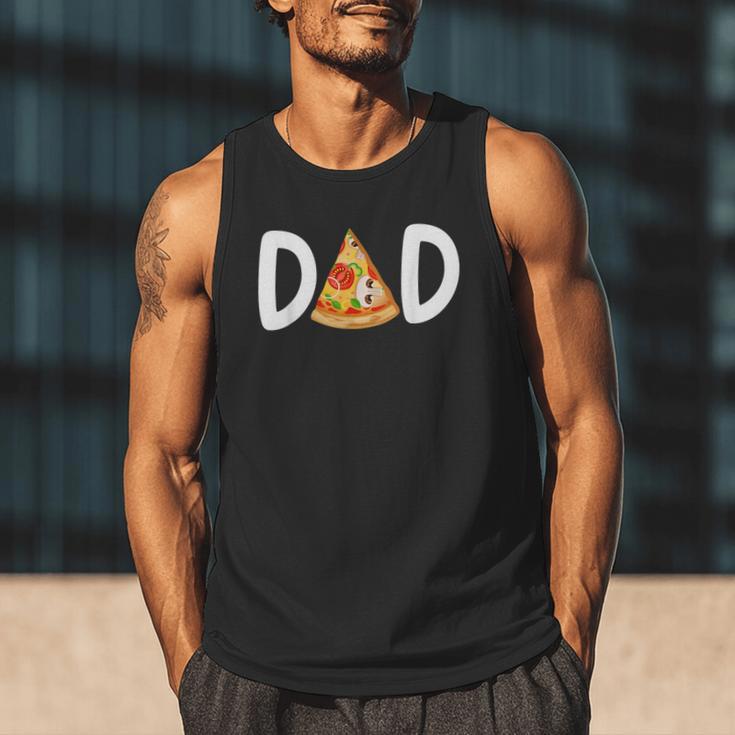 Dad Birthday Pizza 1st Birthday Pizza Family Matching Men Tank Top
