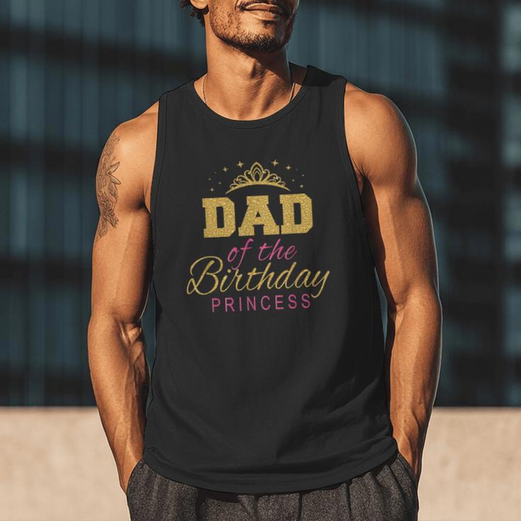 Dad Of The Birthday Princess Girls Party Small Men Tank Top