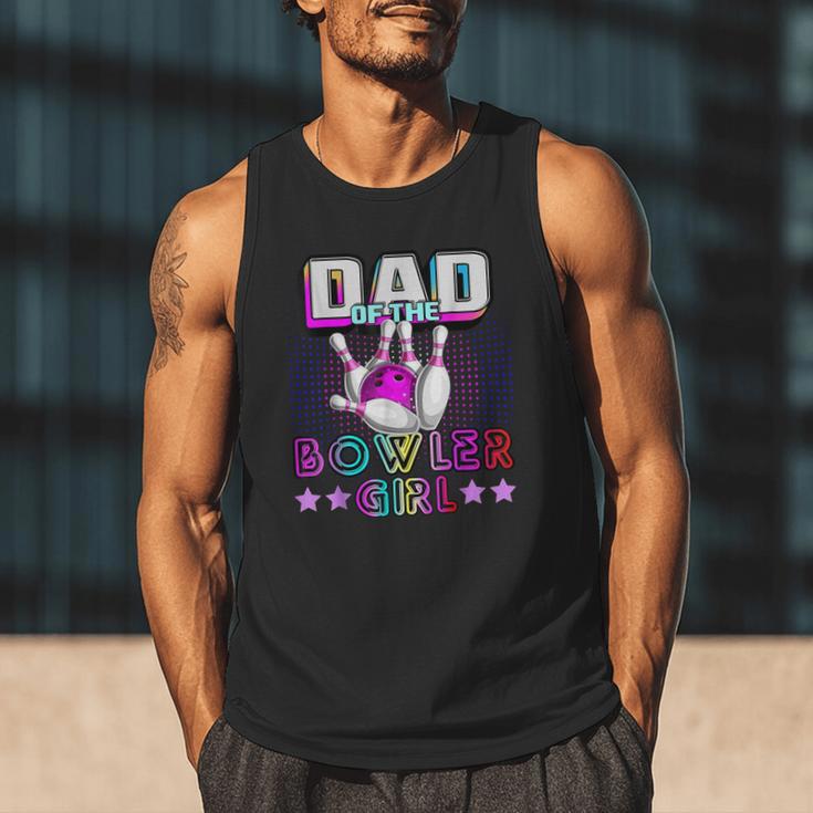 Dad Of The Bowler Girl Matching Family Bowling Birthday Men Tank Top Dad Of The Bowler Girl Matching Family Bowling Birthday Men Tank Top