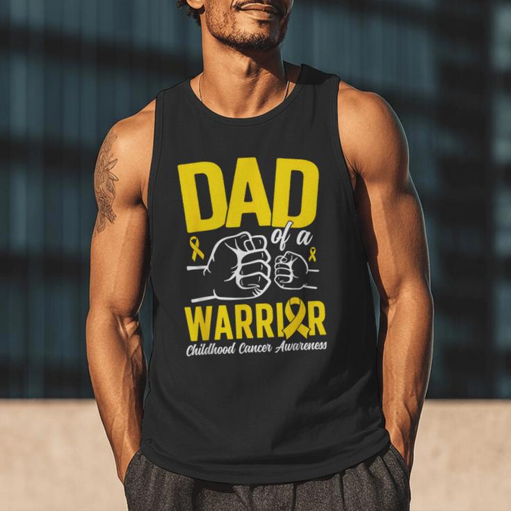 Dad Of A Childhood Cancer Warrior Childhood Cancer Awareness Men Tank Top Dad Of A Childhood Cancer Warrior Childhood Cancer Awareness Men Tank Top