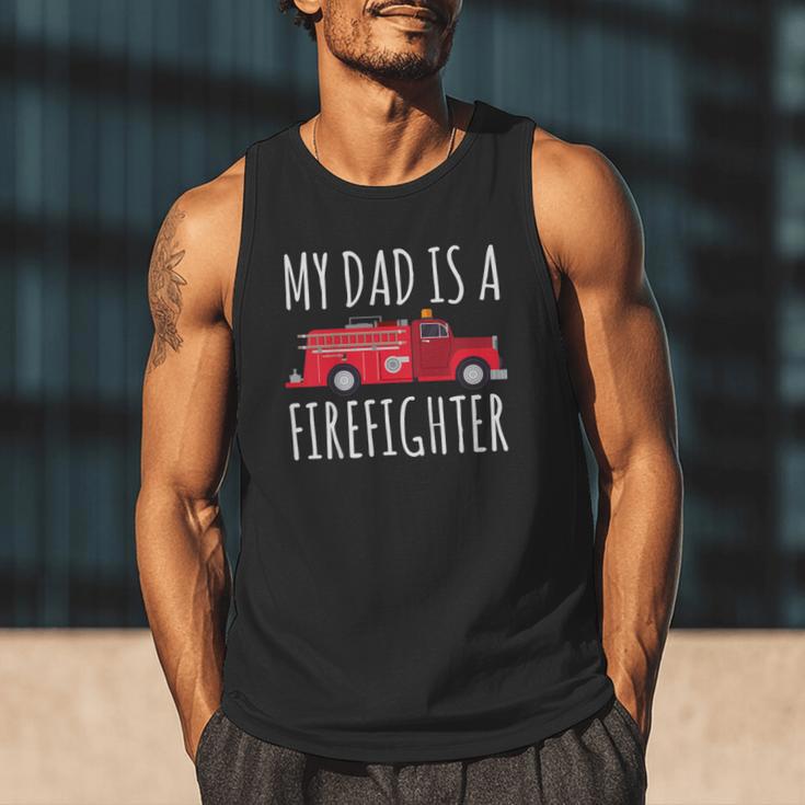 My Dad Is A Firefighter Men Tank Top