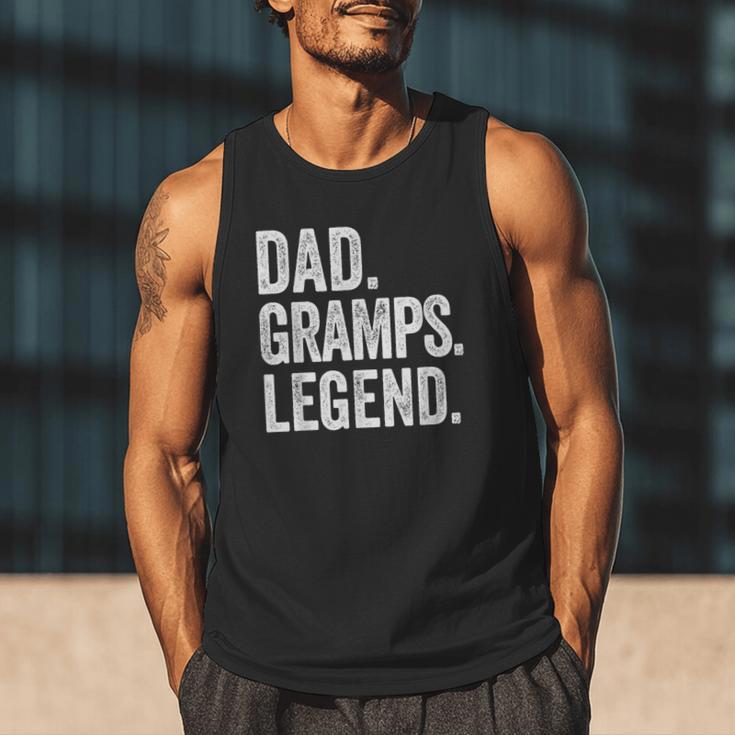 Dad Gramps Legend Vintage Distressed Bold Gramps Graphic Men Tank Top Dad Gramps Legend Vintage Distressed Bold Gramps Graphic Men Tank Top