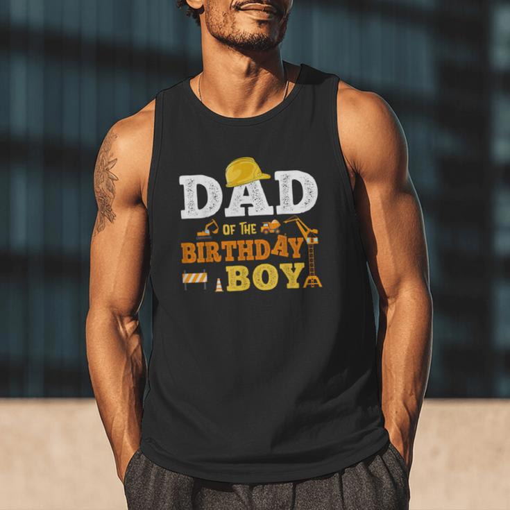 Dad Mom Of The Birthday Boy Kid Construction Matching Family Men Tank Top Dad Mom Of The Birthday Boy Kid Construction Matching Family Men Tank Top