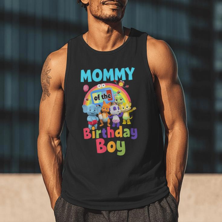 Dad And Mom Mommy Of The Birthday Boy Family Party Decor Men Tank Top