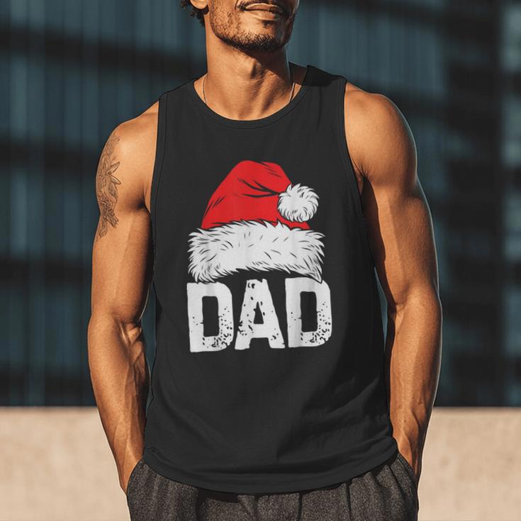 Dad Santa Christmas Family Matching Pajamas Papa Xmas Father Short Sleeve Men Tank Top
