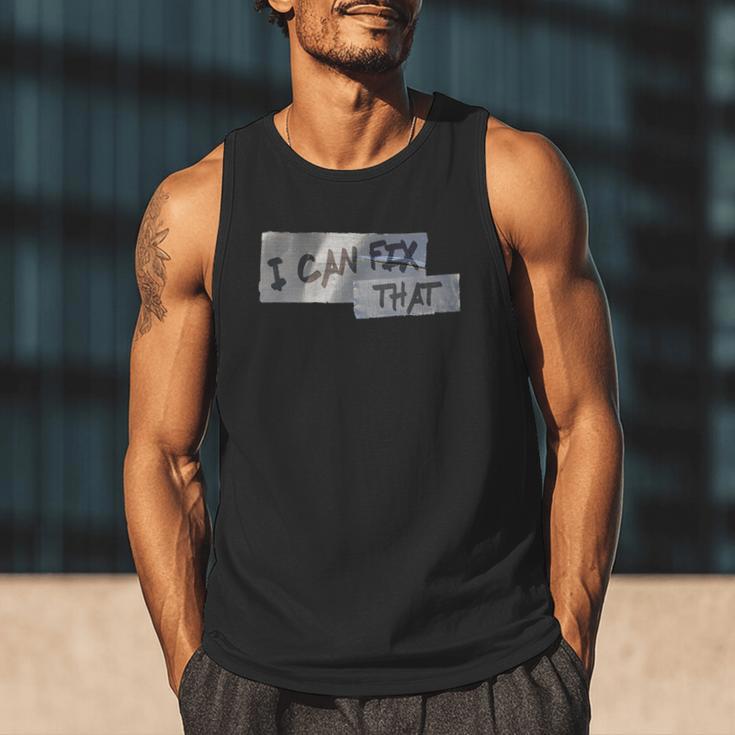 Dad Shirt Duct Tape I Can Fix That TShirt Men Tank Top