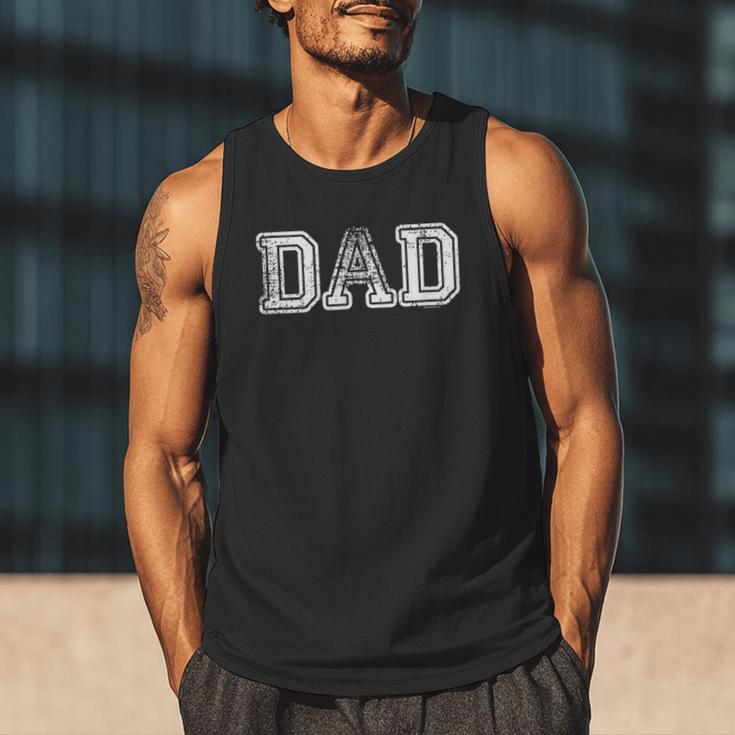 Dad Shirts For Dad Vintage Dad Idea Fathers Day Fun Men Tank Top