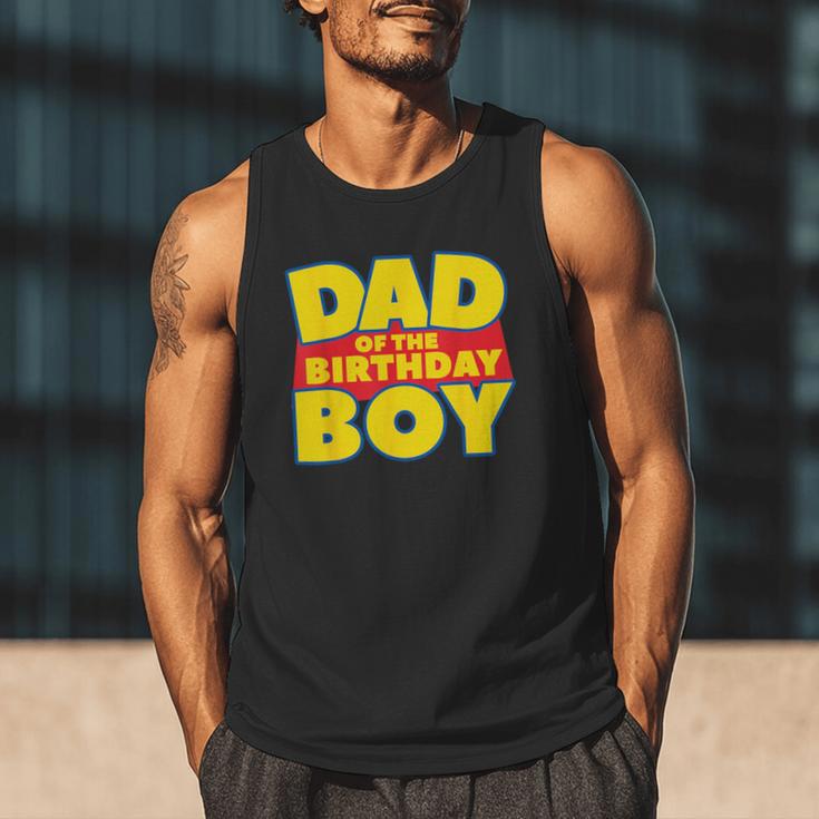 Dad Of The Toy Birthday Boy Story Theme B-Day Men Tank Top Dad Of The Toy Birthday Boy Story Theme B-Day Men Tank Top