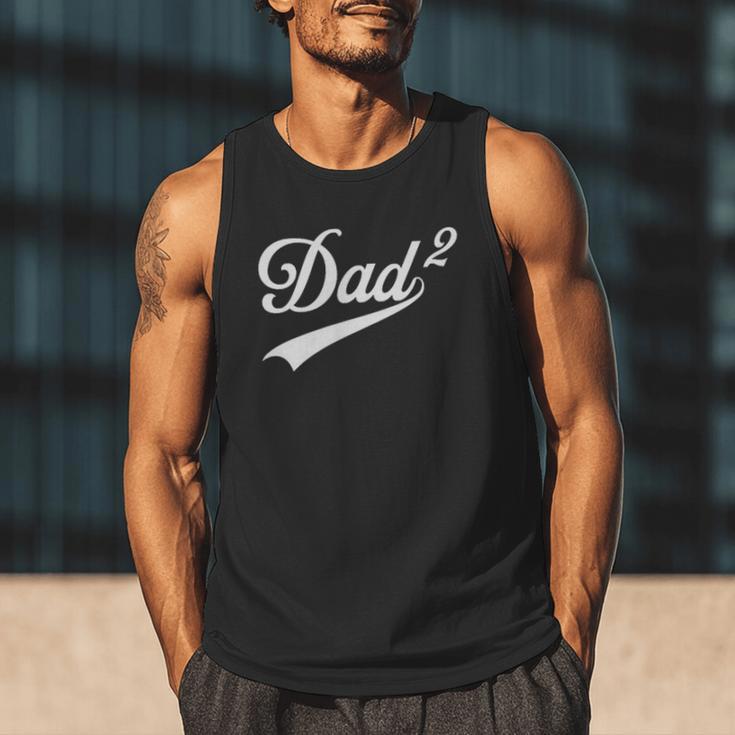 Dad Of Two Promoted For The Second Time Daddy Squared Men Tank Top