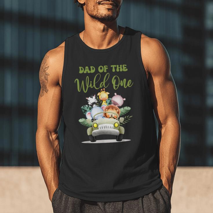 Dad Of The Wild One 1st Birthday Safari Family Matching Men Tank Top Dad Of The Wild One 1st Birthday Safari Family Matching Men Tank Top