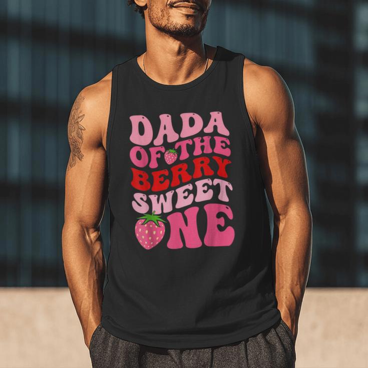 Dada Of The Berry Sweet One Strawberry First Birthday Men Tank Top