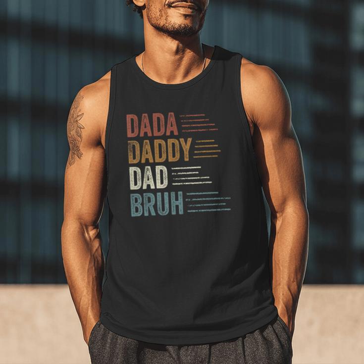 Dada Daddy Dad Bruh For Dad Father's Day Men Tank Top
