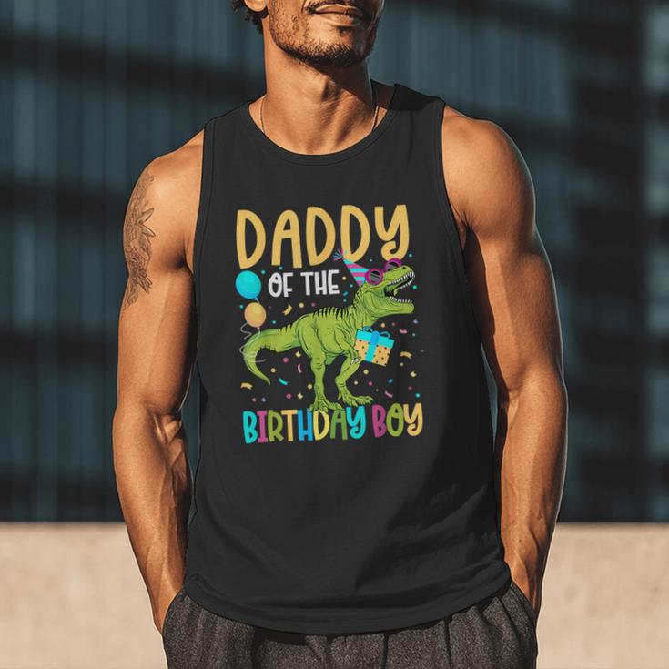Daddy Of The Birthday Boy Family Matching Dinosaur Squad Men Tank Top