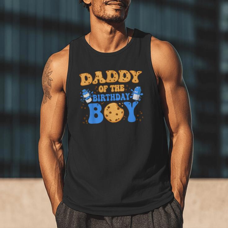 Daddy Of The Birthday Boy Milk And Cookies Lover Men Tank Top