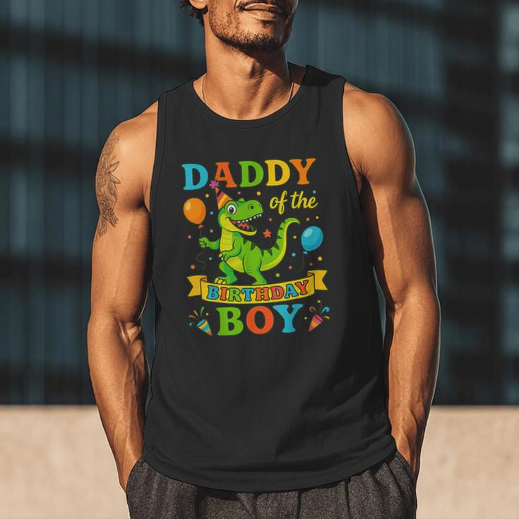 Daddy Of The Birthday Boy T-Rex Dinosaur Birthday Party Men Tank Top Daddy Of The Birthday Boy T-Rex Dinosaur Birthday Party Men Tank Top