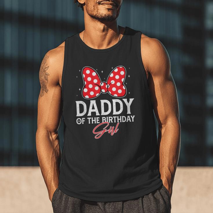 Daddy Of The Birthday Girl Cute Pink Bow Family Matching Men Tank Top Daddy Of The Birthday Girl Cute Pink Bow Family Matching Men Tank Top
