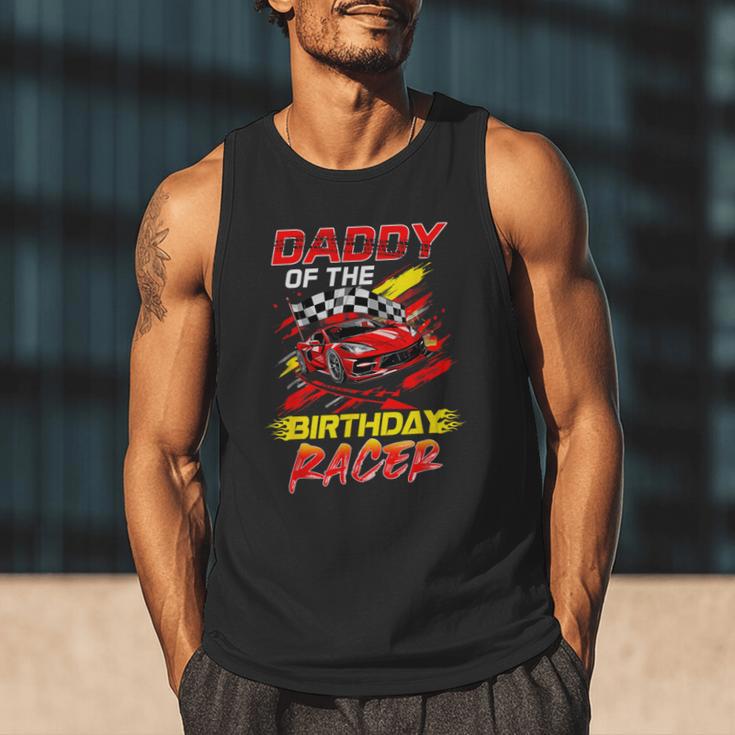 Daddy Of The Birthday Racer Race Car Party Family Matching Men Tank Top