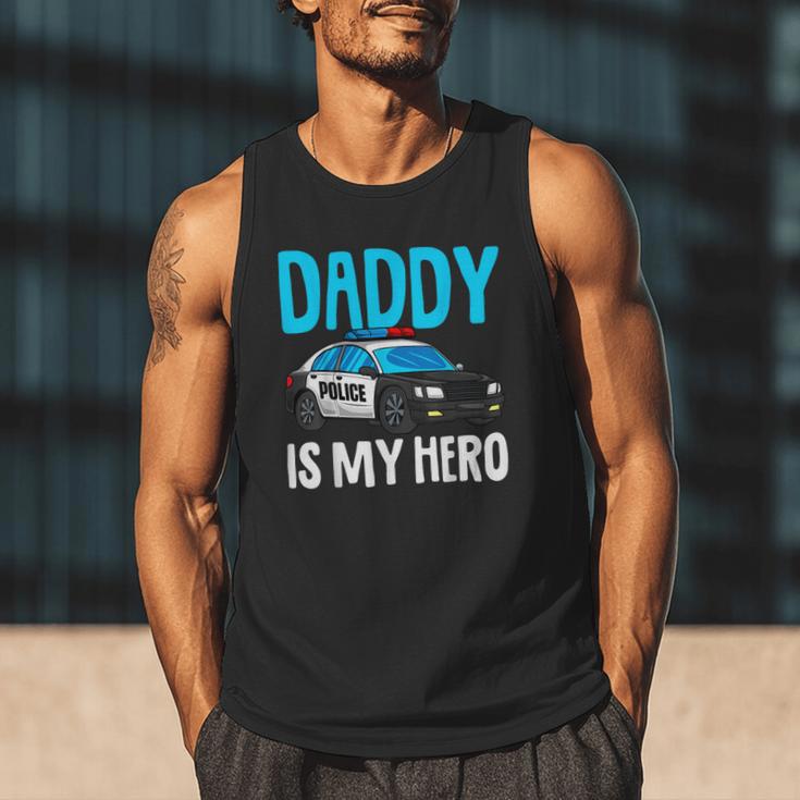 Daddy Is My Hero Police Toddler Police Officer Cop Boys Kids Men Tank Top